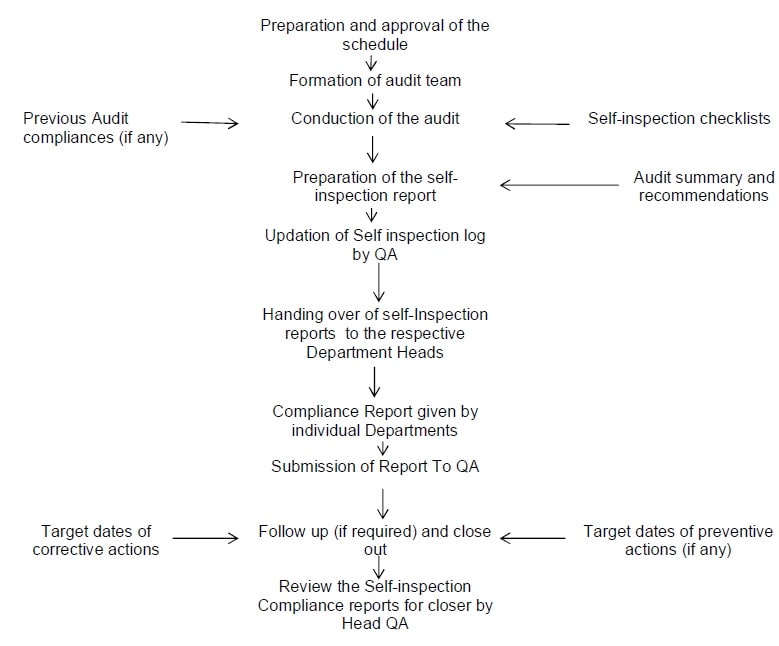 Self Inspection Flow Chart